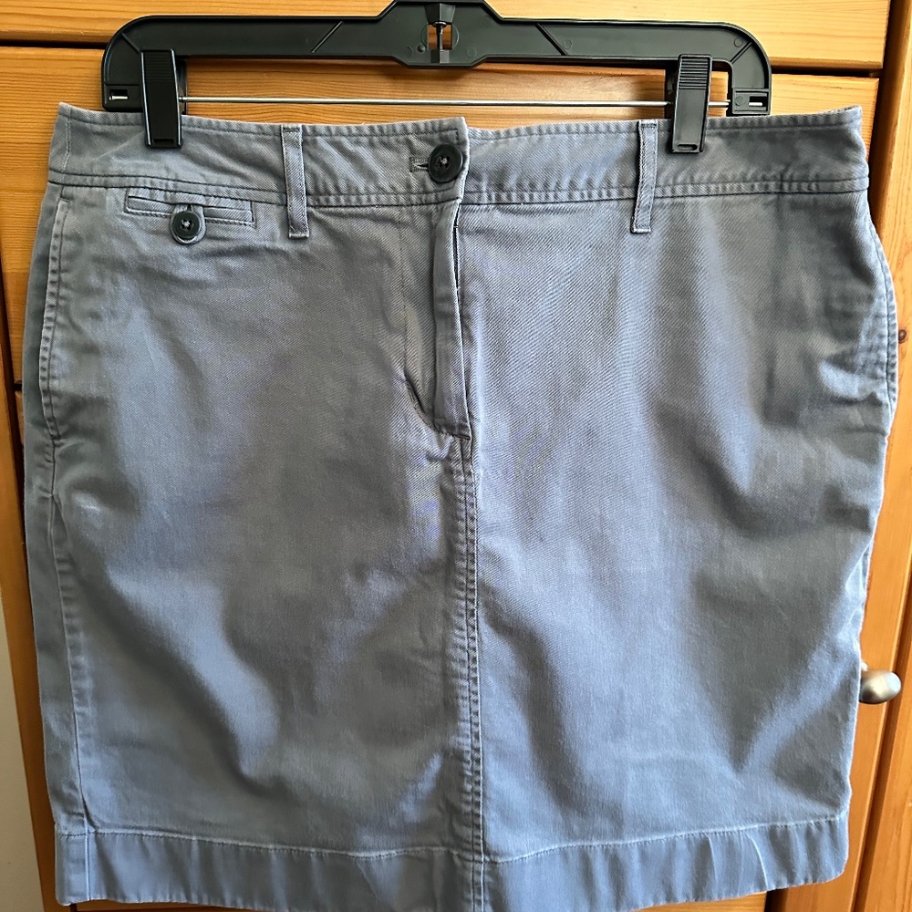L.L. Bean cotton stretch skirt Size 14